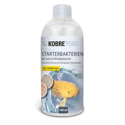 Kobre®Pond Starterbakterien 100 ml mit Aktivitätsindikator für 10’000 Liter